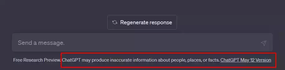chatgpt false response