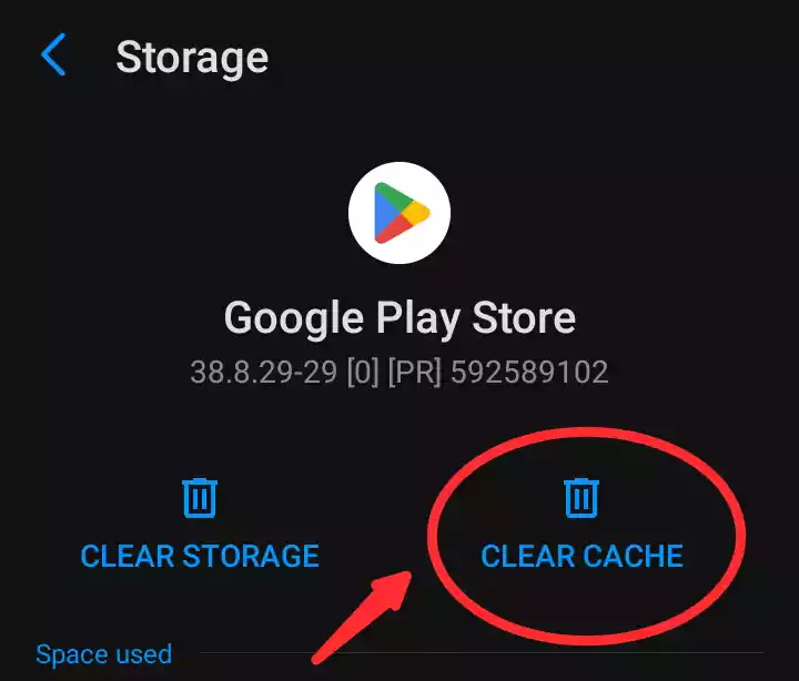 clear playstore cache