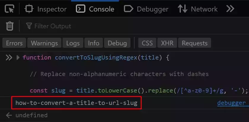 How to Convert a Title to URL Slug in JavaScript