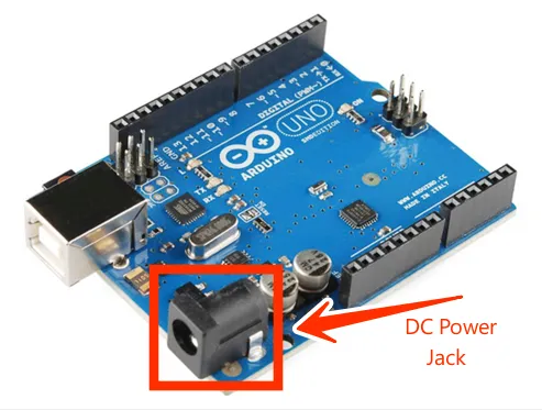 Arduino dc power or barrel jack