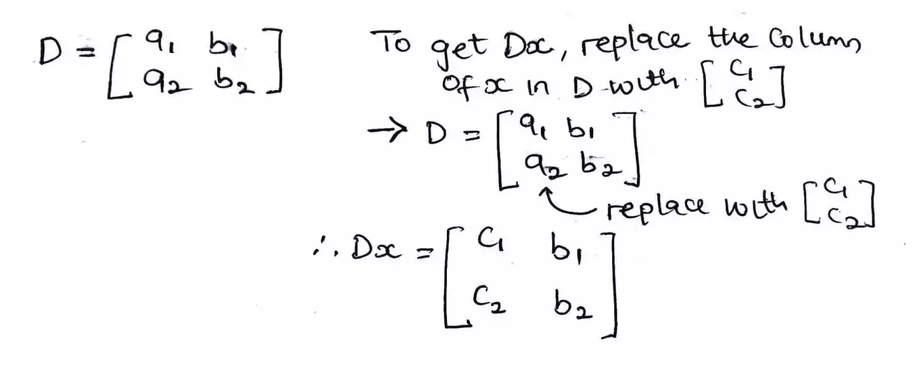 Crammer's rule - the technique to simplify circuit analysis equations