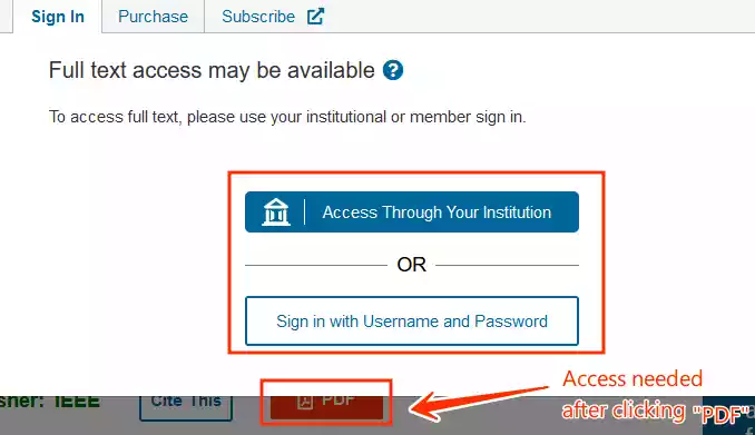 access needed to download ieee paper