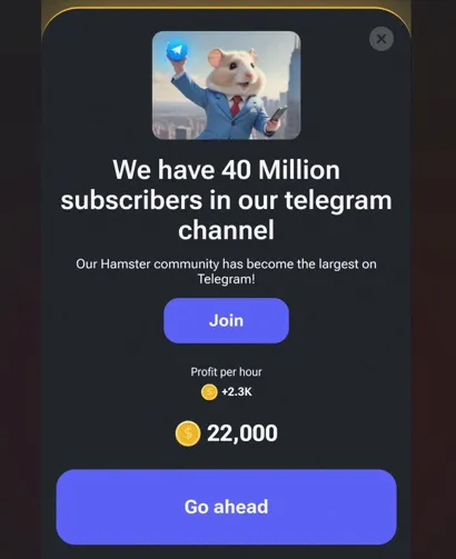 million subscribers on telegram cards