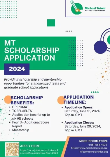 Michael Taiwo Scholarship: What Students Need to Know and How to Apply (2024)