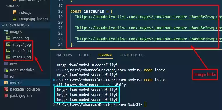 How to Download Multiple Images in Node.js