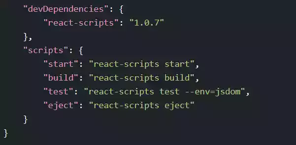 npm script in package.json