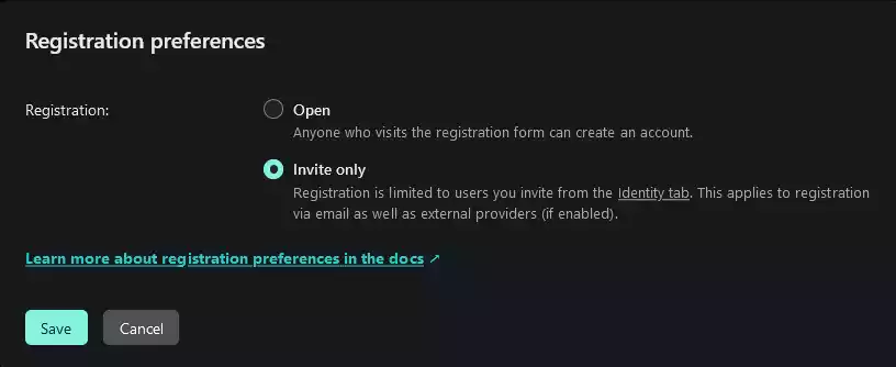 invites only