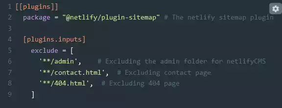 Netlify Sitemap Plugin: How to Exclude Certain Pages