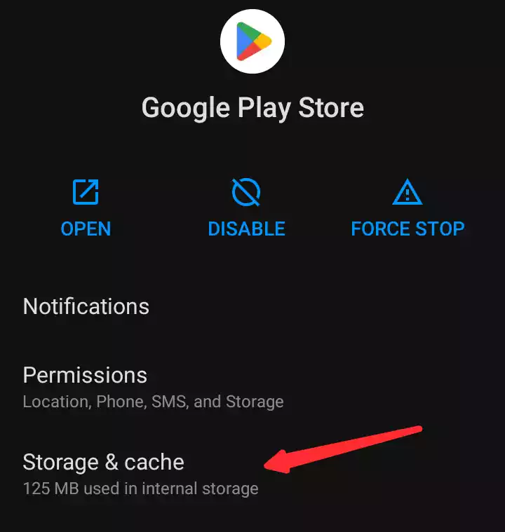 clear cache of play store for facebook extra
