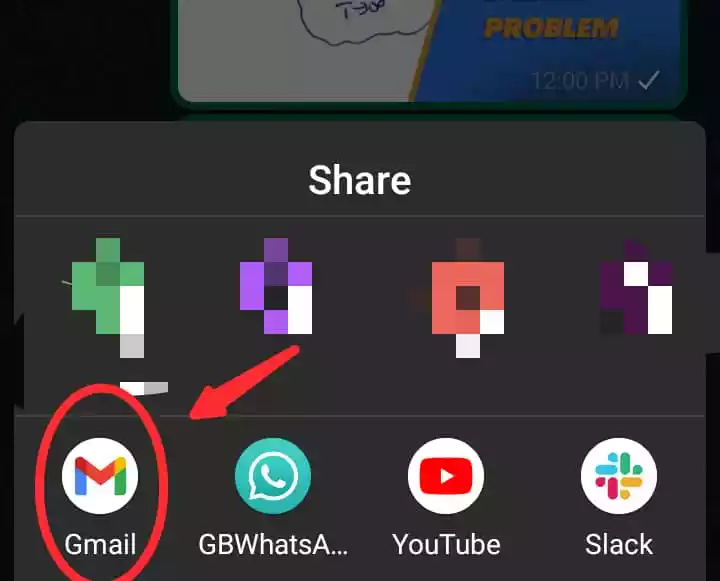 From the list of available apps, choose “Email” or ”Gmail
